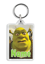 Personalised Shrek Keyring /