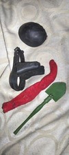 vintage action man g i joe beret trench spade sock gun holster