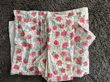 Ditsy Floral Print & Spotted Reversible DOUBLE Duvet Bedding Set