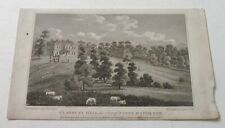 HAYDON Claybury Hall, Seat of James Hatch, Antique Engraving (c.1845)