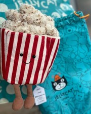 Rare Edition Jellycat Popcorn Bag Amuseable Popcorn SoftToy Brand New with Label
