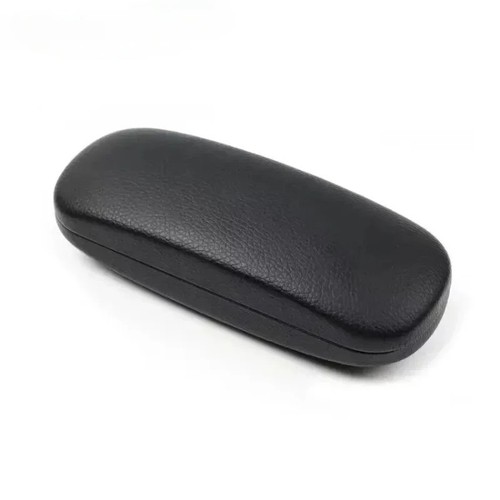 Leather glasses case hard - leather,
