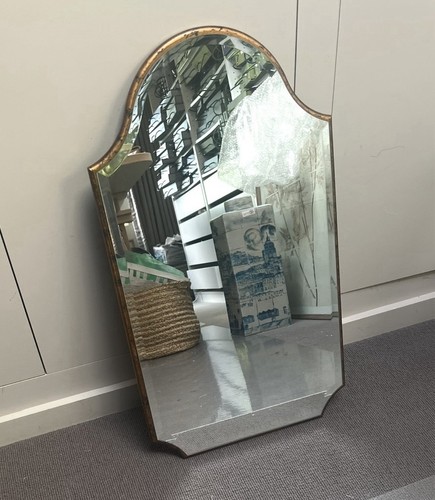 Shaped frameless wall mirror - frameless,