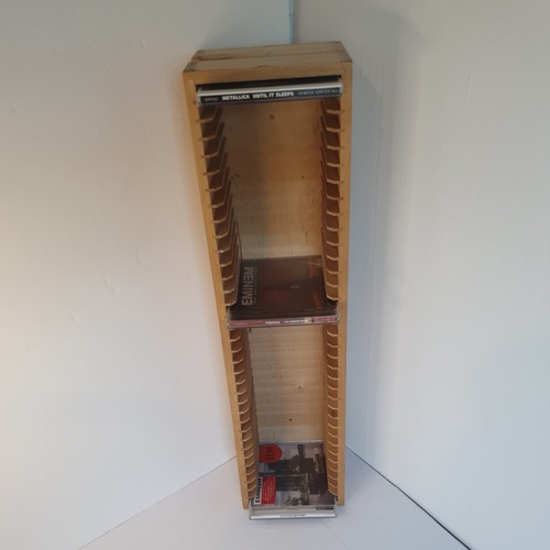 Ikea boalt wooden storage - wooden, cd