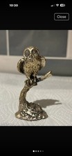 Vintage Silver Plated Owl