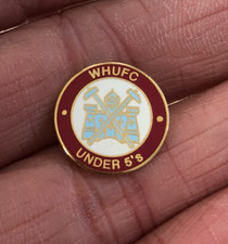 RARE WEST HAM UNITED WHUFC UNDER 5's HOOLIGAN FIRM ENAMEL PIN BADGE