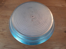 Wedding Cake Round Base Stand 14" Diameter, Matt Silver, Made by Napier