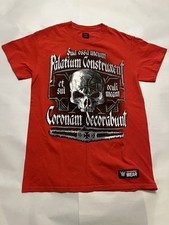 WWE Triple H T Shirt The Game HHH Vintage Double Sided Red Small DX NWO RARE UK