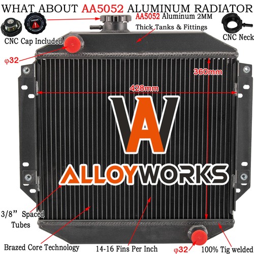2rows radiator for ford - ford, escort