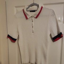 M&S Women's White Ribbed Short