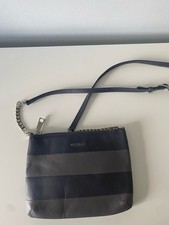 Modalu Grey Leather Crossbody