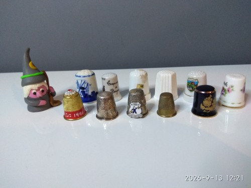 Ceramic thimbles lot - x,