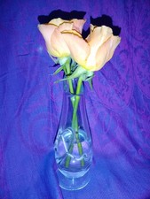 Vintage Glass Single Rose Bud