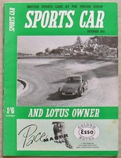 SPORTS CAR & LOTUS OWNER Magazine Oct 1957 Alvis 12/50 & 12/60 Tested