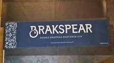  Brakspear Douvle Dropping Beer Rubber Backed Bar Runner ,roughly 32.5 X 9 Inch 
