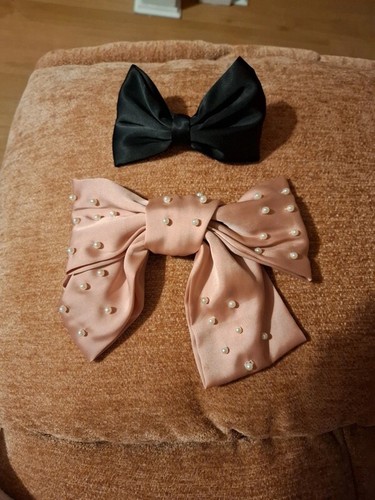 Bow hair clips - , x2