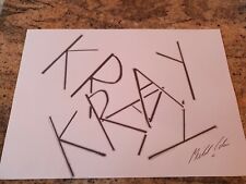 Art Michael Coleman The Krays Kray Twins Ron Reg Gangster Signed Print C.O.A 