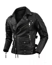 Men's Distressed Black Retro