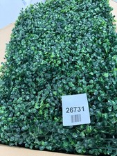 True Products Artificial Green Living Wall Hedge Ivy Panel - Green