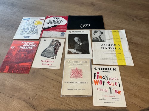 Vintage theatre programmes - vintage,