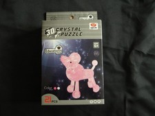 3D Crystal Puzzle Pink Poodle