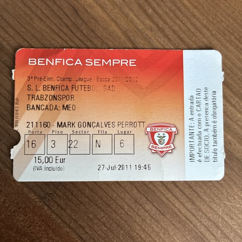 Benfica trabzonspor match - benfica,
