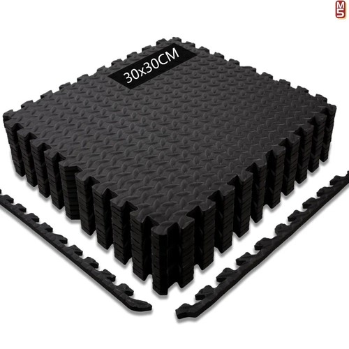 Black interlocking mat - interlocking,