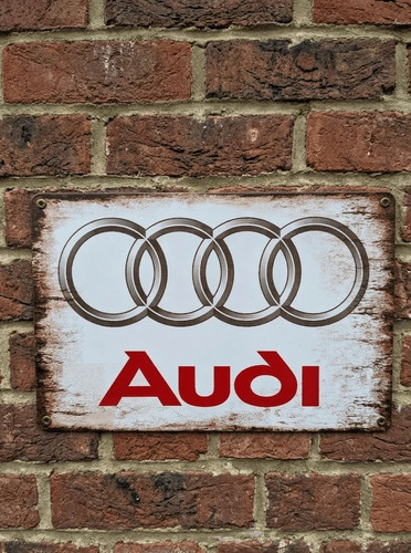 Audi metal sign - audi, –