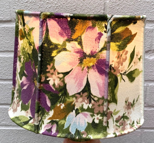 Vintage chintz table lampshade