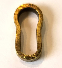 Small brass thread escutcheon