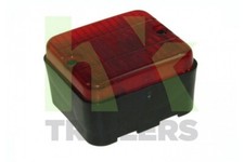 12v Trailer Fog Light, Red Rear, Universal, with Bulb, AJBA, Maypole, Fog Lamp