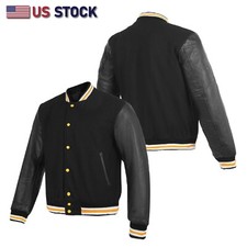 Leather Varsity Jacket