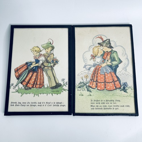 Vintage elinor groth - elinor, framed