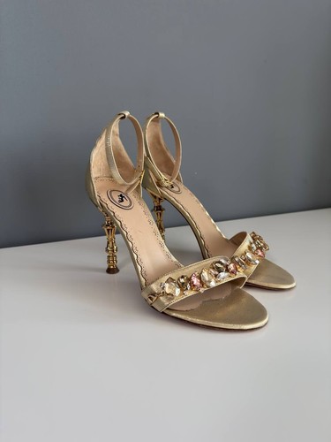 Minno gold high heels lena - minno,