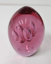 Cranberry Glass Balloon Dome