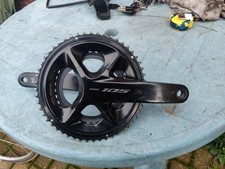 shimano 105 road bike chainset 165mm CX 52/36t VGC 12 speed FC-R7100