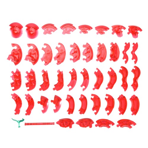 Crystal puzzle red - 3d, red-