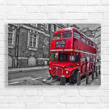 Iconic Red London Bus Canvas