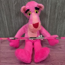 Pink Panther Vintage 1980 16" Plush by Mighty Star Stuffed Cuddly Toy Rare 