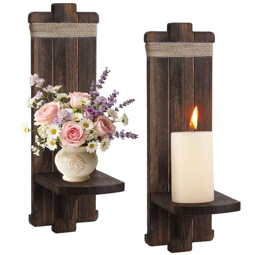 Vintage wall decor candle - wall,