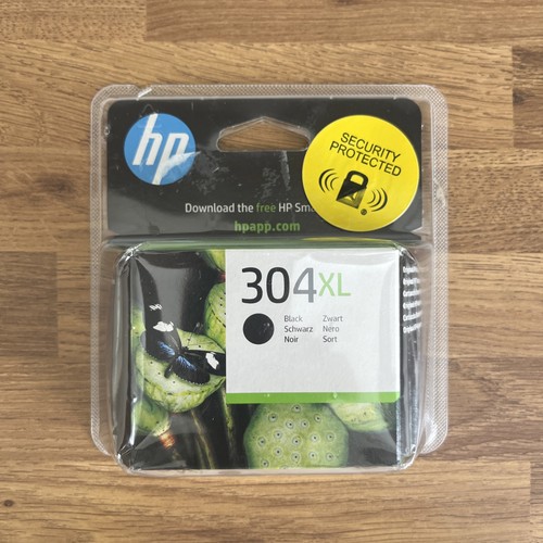 304xl genuine black ink - hp,