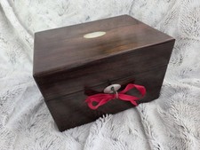 Antique Victorian Rosewood Jewellery Box