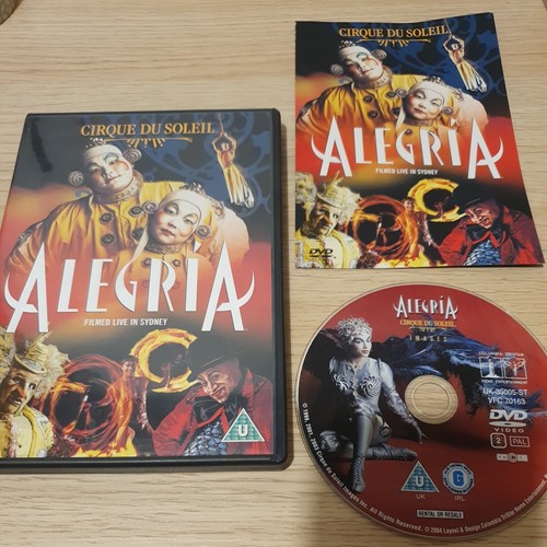 Cirque soleil alegria dvd - cirque,