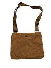 Prada milano messenger bag brown/burgundy