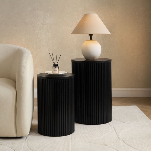 Dusk hattie black round - black,