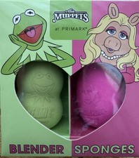 The Muppets Kermit and Miss Piggy Makeup Sponge Xmas Stocking FIller Gift New
