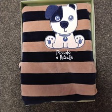 SALE NEW IDO BOYS BABY VELOUR  BLANKET STYLE 1012