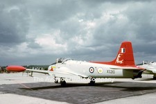 RAF The Macaws Hunting Jet Provost T.4 XS210 at RAF Lakenheath (1968) Photograph