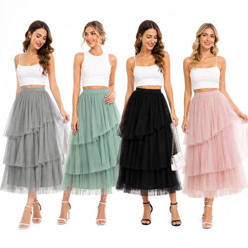 New womens mesh tulle tutu - womens,