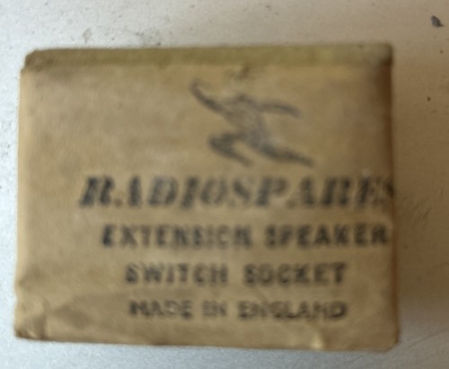 Radiospares extension speaker - radiospares,
